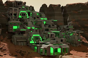 Mars Battle Mineral factory
