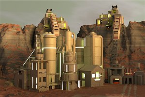 Mars Battle Concrete Factory