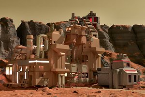 Mars Battle Metal Refinery